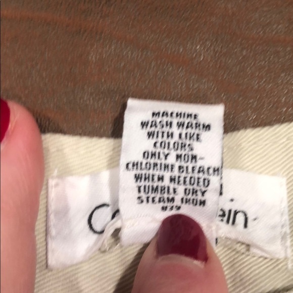 CALVIN KLEIN Khaki Shorts w/Side Pockets Size 8 - Picture 7 of 7